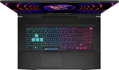 Ноутбук MSI Katana 17 B13UCX-1428XRU Core i5 13420H 16Gb SSD512Gb NVIDIA GeForce RTX 2050 4Gb 17.3" IPS FHD (1920x1080) без ОС black WiFi BT Cam (9S7-17L541-1428)