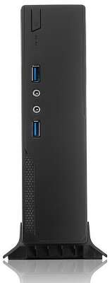 Корпус FoxLine Foxline FL-103-AD120-DC (2L) |FL-103-AD120-DC| mITX 120W ext., DC-converter, 2xUSB3.0, 1x40mmFan, |FL-103-AD120-DC| Black, VESA, powercord