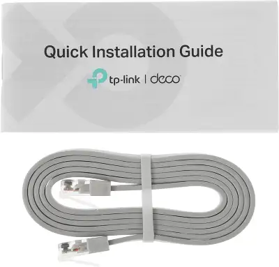 Бесшовный Mesh роутер TP-Link Deco X10 (DECO X10(2-PACK)) AX1500 10/100/1000BASE-TX белый (упак.:2шт)
