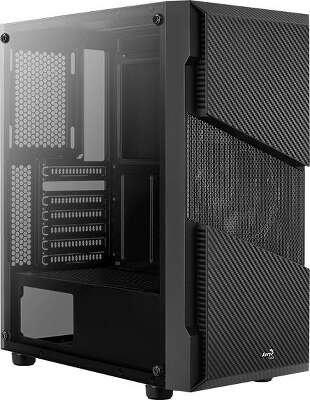 Корпус AeroCool Menace Saturn FRGB, черный, ATX, Без БП (MENACE FRGB-G-BK-V1)