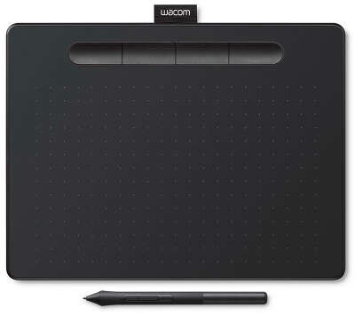 Графический планшет Wacom Intuos M CTL-6100K-B USB черный