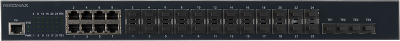 Управляемый коммутатор L3 NIKOMAX, 16 портов 1000Base-X SFP, 8 комбо-портов 100/1000Base-T/SFP, 4 порта 1/10GE SFP+