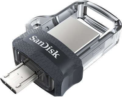 Модуль памяти USB3.0 Sandisk Ultra Dual m3.0 128 Гб [SDDD3-128G-G46] OTG + microUSB
