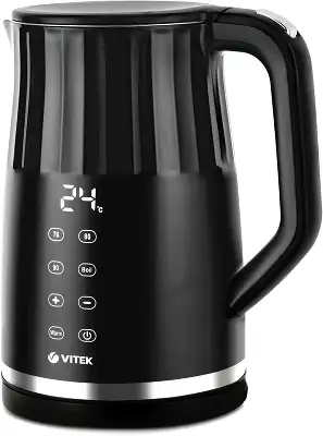 Чайник электрический Vitek Starlight VT-8829 1.7л. 2200Вт черный корпус: металл/пластик