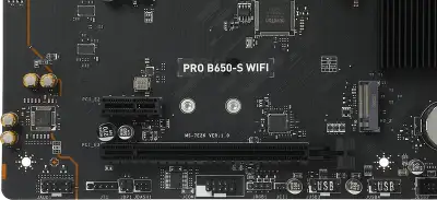 Материнская плата MSI PRO B650-S WIFI Socket AM5 AMD B650 4xDDR5 ATX AC`97 8ch(7.1) 2.5Gg RAID+HDMI+DP