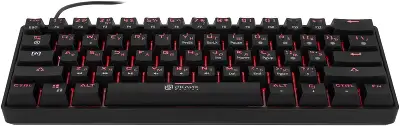 Клавиатура Оклик K713X механическая черный USB Multimedia for gamer LED