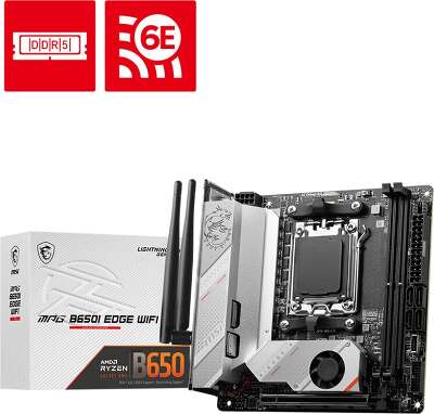 Материнская плата mini-ITX LGAAM5 MSI MPG B650I EDGE WIFI