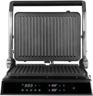 Электрогриль Red Solution SteakPRO RGM-M81 1950Вт черный/серебристый