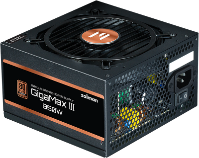 блок питания Zalman ZM850-GV3, 850W, ATX12V v3.0, Gen 5.0, APFC, 12cm Fan, 80+ Bronze, Retail