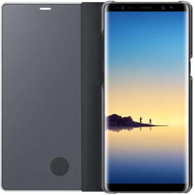 Чехол-книжка Samsung для Samsung Galaxy Note 8 Clear View Standing Cover Great, черный (EF-ZN950CBEGRU)