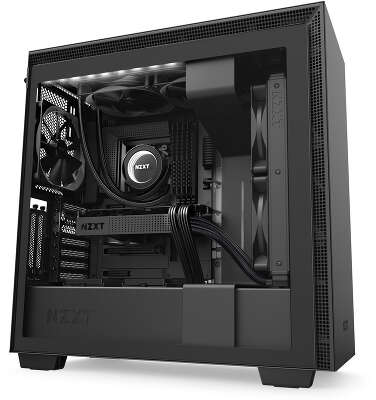 Корпус NZXT H710i Black, черный, ATX, Без БП (CA-H710I-B1)