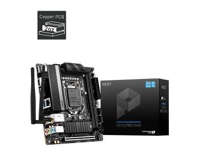 Материнская плата mini-ITX LGA1200 MSI H510I PRO WIFI