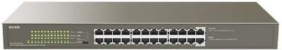 TENDA TEG1124P-24-250W Коммутатор в стойку 24-Ports 10/100/1000 Base-T 24-Ports PoE(PoE бюджет 225W)