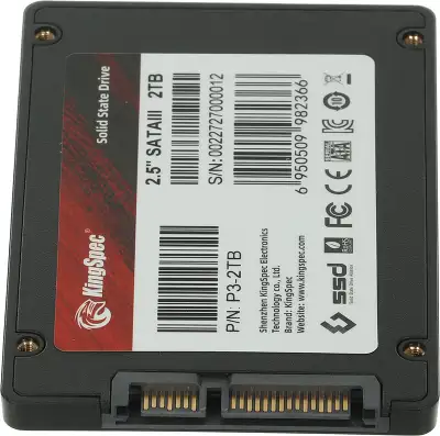 Твердотельный накопитель SATA3 2Tb [P3-2TB] (SSD) KingSpec P3 Series
