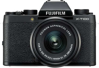 Цифровая фотокамера Fujifilm X-T100 Black kit (XC15-45 мм f/3.5-5.6 OIS)