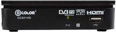 Цифровая ТВ-приставка D-Color DC921HD черный