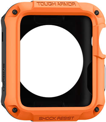 Чехол Spigen Tough Armor для Apple Watch 42 мм, оранжевый [SGP11503]