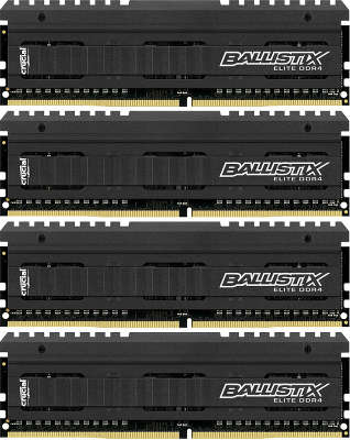 Набор памяти DDR4 4x4096Mb DDR2666 Crucial BLE4C4G4D26AFEA RTL PC4-21300 CL16 DIMM 288-pin 1.2В