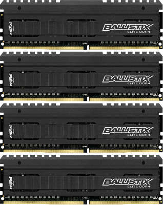 Набор памяти DDR4 4x4096Mb DDR2666 Crucial BLE4C4G4D26AFEA RTL PC4-21300 CL16 DIMM 288-pin 1.2В