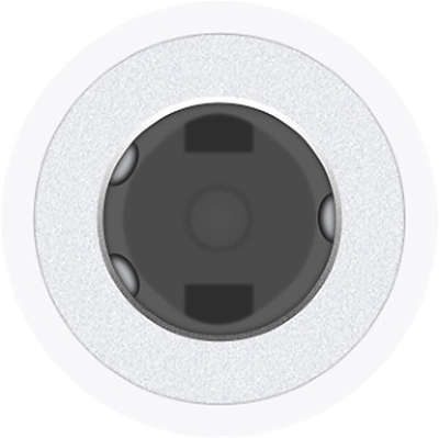 Адаптер Apple Lightning to 3.5 mm Headphone Jack Adapter [MMX62ZM/A]