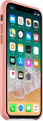Кожаный чехол для iPhone X Apple Leather Case, Soft Pink [MRGH2ZM/A]