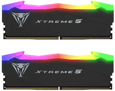 Набор памяти DDR5 DIMM 2x16Gb DDR7800 Patriot Memory Viper XTREME RGB (PVXR532G78C38K)