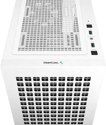 Корпус Deepcool CH370 WH, белый/черный, mATX, Без БП (R-CH370-WHNAM1-G-1)