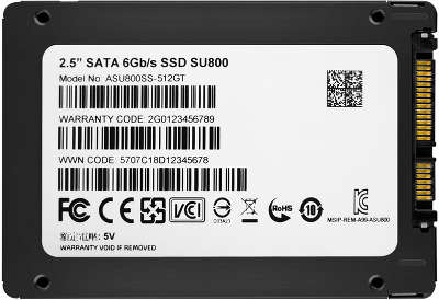 Твердотельный накопитель 2.5" SATA3 512GB Adata SU800 [ASU800SS-512GT-C]