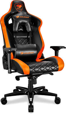 Игровое кресло Cougar ARMOR TITAN, Black/Orange [CU-TNO]
