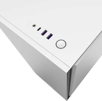 Корпус NZXT H710i White/black, белый, ATX, Без БП (CA-H710I-W1)