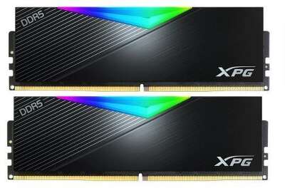 Модуль памяти DIMM DDR5-6400 64GB (32GBx2) RGB AX5U6400C3232G-DCLARWH ADATA