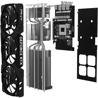 Видеокарта PNY NVIDIA nVidia GeForce RTX 4070Ti VERTO Triple Fan 12Gb DDR6X PCI-E HDMI, 3DP