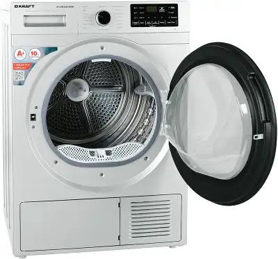 Сушильная машина Kraft KF-DM1001HPW кл.энер.:A+ макс.загр.:10кг белый