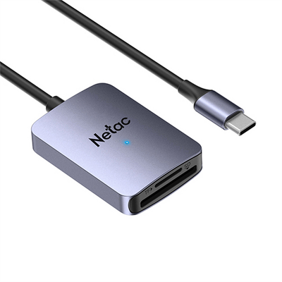 Кардридер Netac Flash card reader WK12, USB3.0 Type-C to mSD/SD (repl. NT09WK12-30GR)