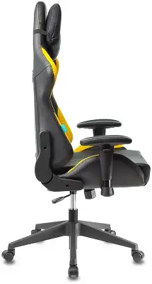Кресло игровое Zombie VIKING 5 AERO черный/желтый эко.кожа с подголов. крестов. пластик