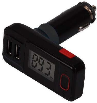 Автомобильный FM-модулятор Ritmix FMT-A775 черный MicroSD BT USB (15119075)