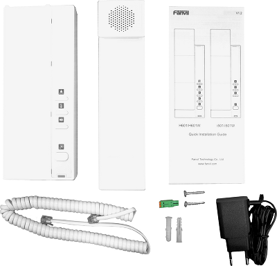 Fanvil i501, PoE, IP домофонная трубка, 4 кнопки