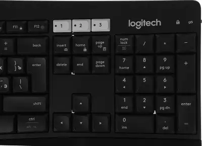 Клавиатура + мышь Logitech MK850 клав:черный мышь:черный USB беспроводная slim Multimedia (920-008486)