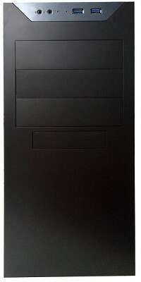 Корпус MidiTower Powerman BA833 Black PM-600ATX-F U3.0*2+A(HD) ATX, mATX