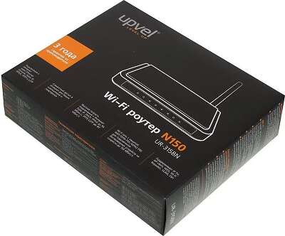 Маршрутизатор беспроводной Upvel UR-315BN N150 10/100BASE-TX черный