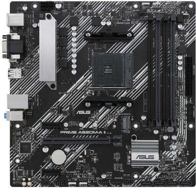 Материнская плата mATX LGAAM4 ASUS PRIME A520M-A II