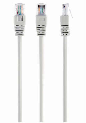 Патч-корд UTP GEMBIRD/CABLEXPERT 5e, 20м, литой, многожильный, серый (PP12-20M)