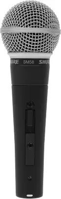 Микрофон проводной Shure SM58SE черный/серебристый