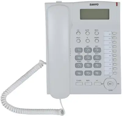 Телефон проводной Sanyo RA-S517W белый