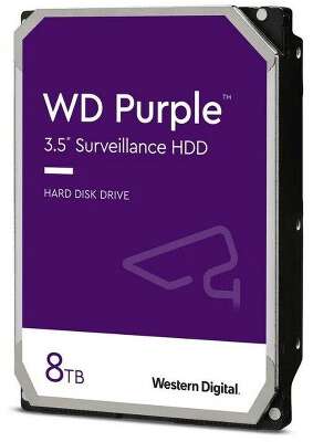 Жесткий диск SATA3 8Tb [WD84PURU] (HDD) Western Digital Purple