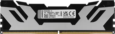 Память DDR5 24GB 6400MHz Kingston KF564C32RS-24 Fury Renegade Silver XMP RTL Gaming PC5-51200 CL32 DIMM 288-pin 1.4В с радиатором Ret