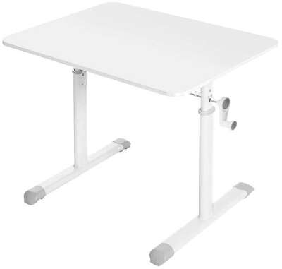 Defender Офисный стол Legend белый, 80*60см, в63-86см, ручной.