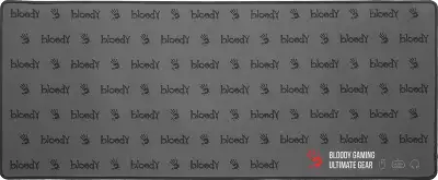 Коврик для мыши A4Tech Bloody BP-30L Большой черный 750x300x3мм