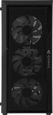 Корпус Azza Fighter черный без БП ATX 4x120mm 2x140mm 2xUSB2.0 1xUSB3.0 audio bott PSU