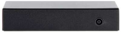DAHUA DH-PFS3006-4ET-60 4-портовый неуправляемый коммутатор с РоЕ, 4xRJ45 100Mb PoE, 2xRJ45 100Mb uplink, суммарно 60Вт, коммутация 1.8 Гбит/с, MAC-таблица 2К, металл